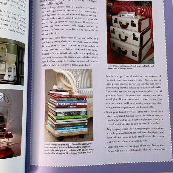 Libby Langdon Small Space Solutions Decoration Organization Book HGTV u 2009 - Picture 11 of 11